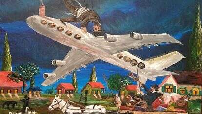 הופכים לחלק קטן מהכלל יחיאל אופנר, הנסיעה לרבי אז והיום. איור: יחיאל אופנר