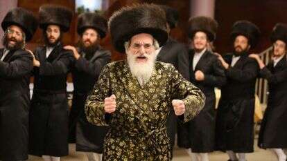 הרב מנחם מנדל הגר, האדמו"ר מויז'ניץ־מרכז | דוד כהן, פלאש 90