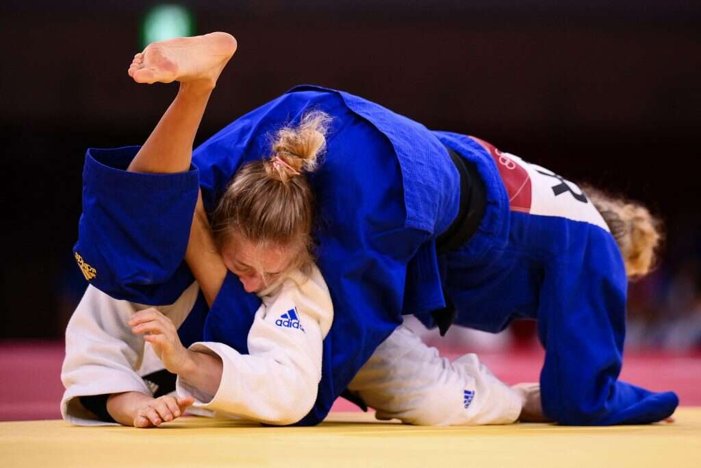 אין סיפוק גדול מזה. ראשוני על המזרן. | AFP אין סיפוק גדול מזה. ראשוני על המזרן. | AFP