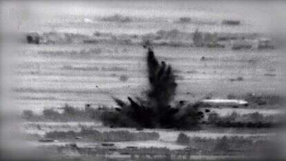 תקיפה בסוריה. ארכיון. | דובר צה"ל