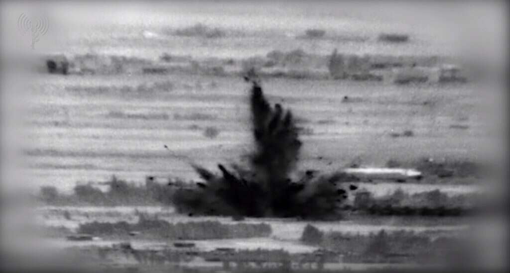 תקיפה בסוריה. ארכיון. | דובר צה"ל