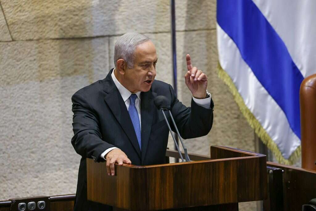 ראש האופוזיציה בנימין נתניהו בפתיחת מושב החורף בכנסת. | נועם מושקוביץ, דוברות הכנסת