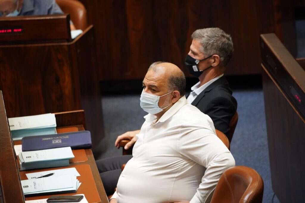 ח"כ מנסור עבאס בפתיחת מושב החורף בכנסת. | דני שם טוב דוברות הכנסת