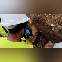 תא השיורתים הפרטי שנחשף. | מסך מתוך הסרטון שצילם גיל מזומן, עיר דוד