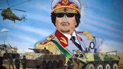 ידע להמציא את עצמו מחדש כל הזמן. קדאפי צילומים: גטי אימג'ס