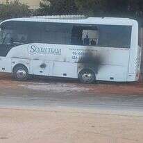 האוטובוס המוצת ברמלה