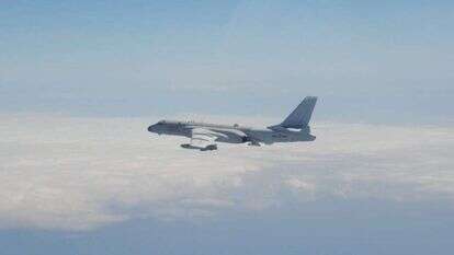 מטוס של חיל האוויר הסיני שחדר לשטחה האווירי של טאיוואן. | EPA