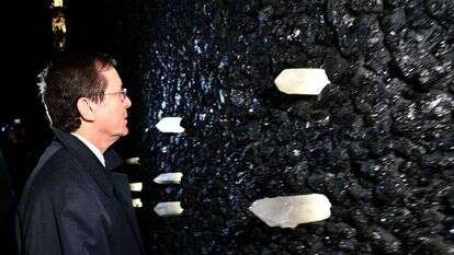 נשיא המדינה יצחק הרצוג | המרכז להנצחת השואה באבי יאר BYHMC