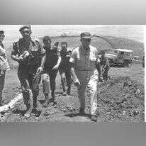 שר הביטחון משה דיין במהלך תרגיל צבאי בפיקוד הצפון, יוני 1971, | משה מילנר, לע''מ