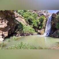 נחל סער בצפון רמת הגולן. | שאטרסטוק