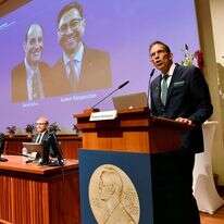 ההכרזה על זוכי פרס נובל לרפואה. | EPA