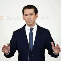 סבסטיאן קורץ מכריז על התפטרותו. | EPA