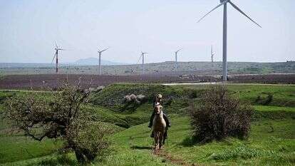 טורבינות רוח ברמת הגולן. | מיכאל גלעדי - פלאש 90