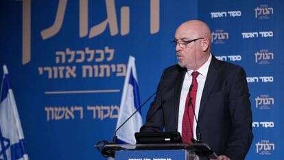 ביני אפרצב בוועידת הגולן, היום. | אנצ'ו גוש ג'יני