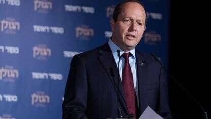 ניר ברקת בוועידת הגולן, היום. | אנצ'ו גוש - ג'יני