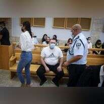 רומן זדורוב במשפט החוזר, היום. | דוד כהן - פלאש 90