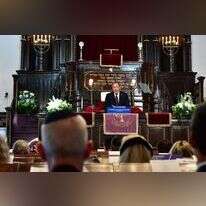 ראש ממשלת שבדיה סטפן לוון נואם בפורום למאבק באנטישמיות במאלמו. | EPA