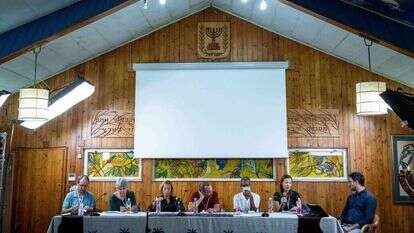 "לעזור לאותה חוכמת המונים להגיע למודעות עצמית". אחד המושבים בכנס ירושלים למסורתיות. צילומים: יונתן זינדל, פלאש 90