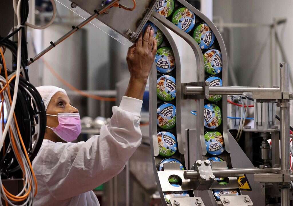 מפעל בן אנד ג'ריס. | AP