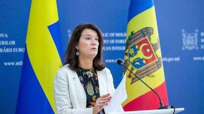 שרת החוץ השוודית אן לינדה. | EPA