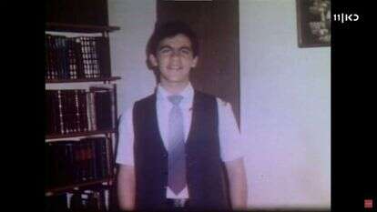 ניסים שטרית. | מסך מתוך הסרט "רב הנסתר" ששודר בכאן 11