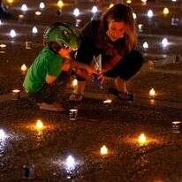 יום הזיכרון ליצחק רבין. | AFP