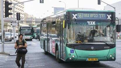 אוטובוס של חברת אגד, אילוסטרציה. | יהושע יוסף
