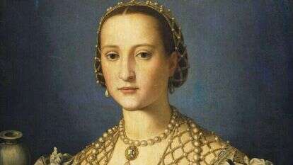 אלאונורה דה טולדו, תלמידתה של בנבנידה אברבנאל. ציור: אנגולו ברונזינו