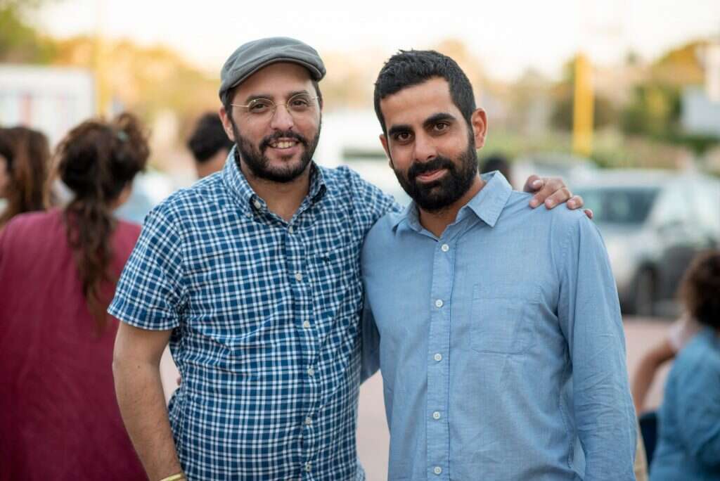 יניב יצחק (מימין) וקובי יפרח. | נועם אור יניב יצחק (מימין) וקובי יפרח. | נועם אור