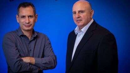 "הסייבר הוא הרבה מעבר למחשב". מתניה (מימין) ורפפורט. | אריק סולטן