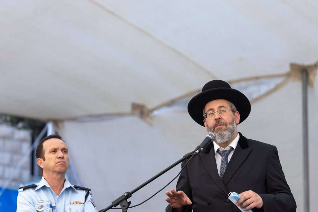 הרב דוד לאו. | אוליבייה פיטוסי, פלאש 90