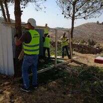 ההרס בגבעת אוהבי יה בגוש עציון. ללא קרדיט ההרס בגבעת אוהבי יה בגוש עציון. ללא קרדיט