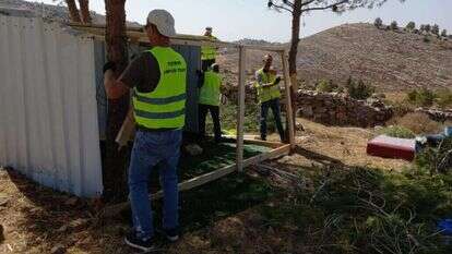 ההרס בגבעת אוהבי יה בגוש עציון. ללא קרדיט ההרס בגבעת אוהבי יה בגוש עציון. ללא קרדיט