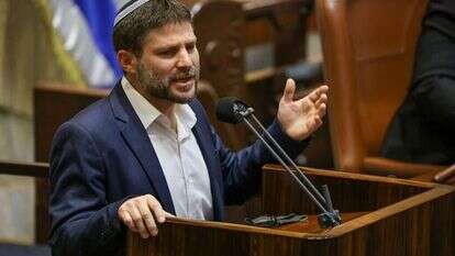 ח"כ בצלאל סמוטריץ' במליאת הכנסת. | נועם מושקוביץ, דוברות הכנסת