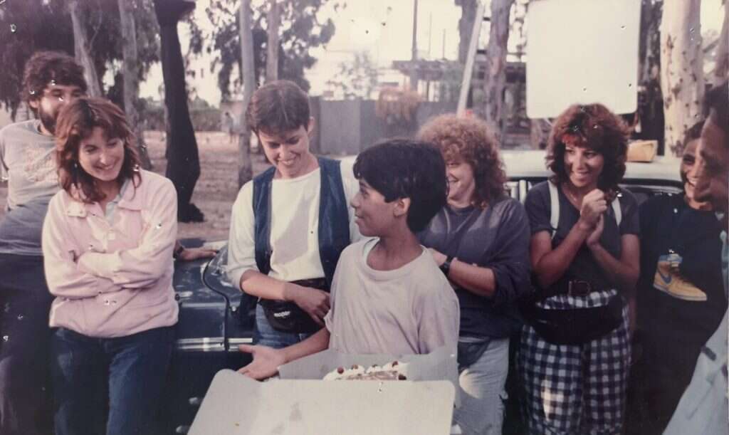 בסיום צילומי הסרט "אל עצמי"