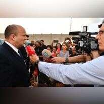 ראש הממשלה בנט לפני המראתו לגלזגו. | חיים צח, לע"מ