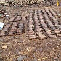 תחמושת מהבונקר הסורי שנמצא ברמת הגולן. | הרשות לפינוי מוקשים, משרד הביטחון תחמושת מהבונקר הסורי שנמצא ברמת הגולן. | הרשות לפינוי מוקשים, משרד הביטחון