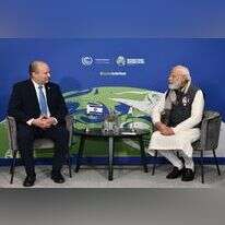 מודי ובנט בוועידת האקלים בגלזגו. | חיים צח/לע"מ