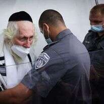 אליעזר ברלנד בבית המשפט. | יונתן זינדל/פלאש90