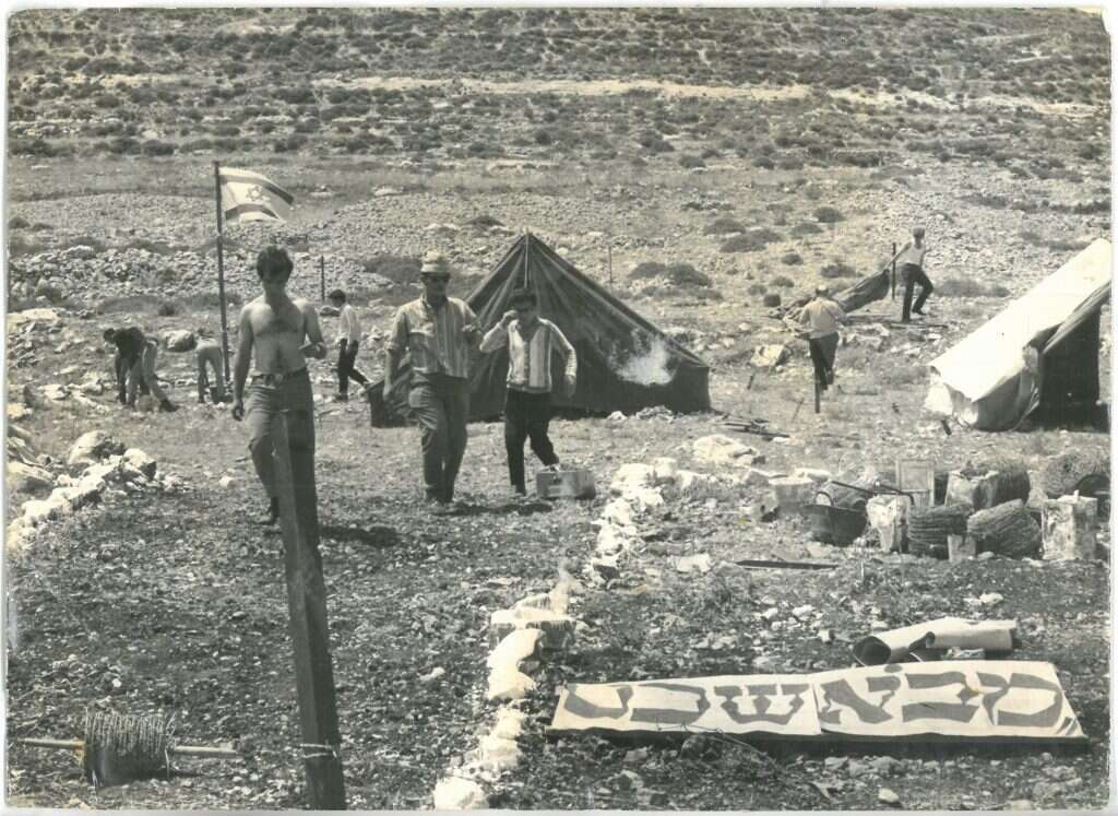 ניסיון ההתנחלות במבוא שכם, מאי 1970. | באדיבות נפתלי וזהבה פרל