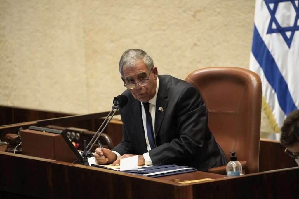 יו"ר הכנסת מיקי לוי. | נועם מושקוביץ