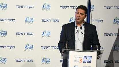 יו"ר מרכז השלטון המקומי, חיים ביבס בוועידת החינוך של מקור ראשון. | שריה דיאמנט