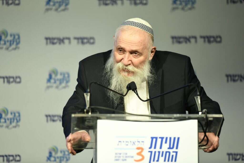 הרב חיים דרוקמן בוועידת החינוך של מקור ראשון. | שריה דיאמנט