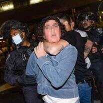 ההפגנות על טיוח פרשת מותו של אהוביה סנדק. | יונתן זינדל פלאש 90