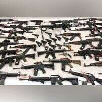 נשקים בלתי חוקיים שתפסה המשטרה. אילוסטרציה. | דוברות המשטרה