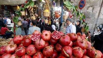 רחובות דמשק. | AFP