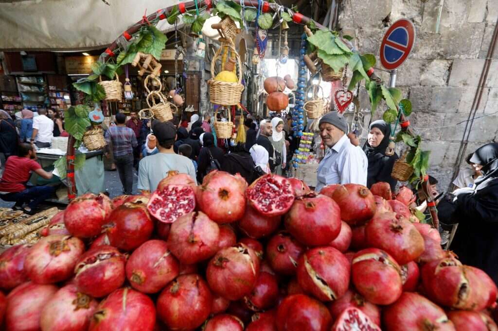 רחובות דמשק. | AFP