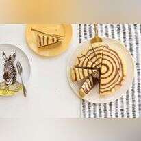 עוגת זברה שוקו וניל. | אפרת ליכטנשטט