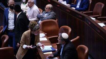 ח" עידית סילמן ואיתמר בן גביר במליאת הכנסת. | דני שם טוב, דוברות הכנסת