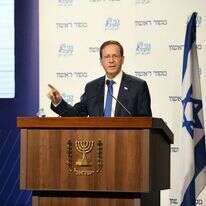 "אני לא יכול להתחיל את השבת בלי מוסף שבת". הנשיא יצחק הרצוג בועידת החינוך של מקור ראשון, השבוע. | שריה דיאמנט